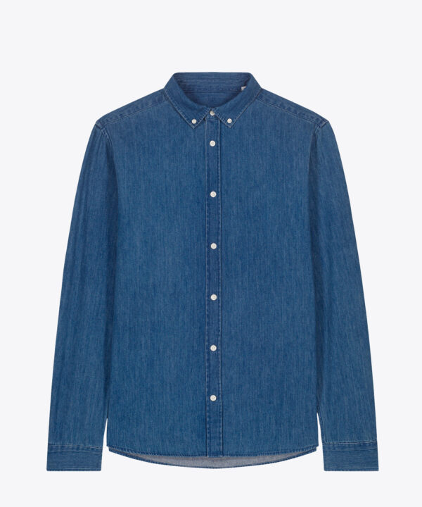STWM967 Stanley Denim Shirt Herren Jeanshemd
